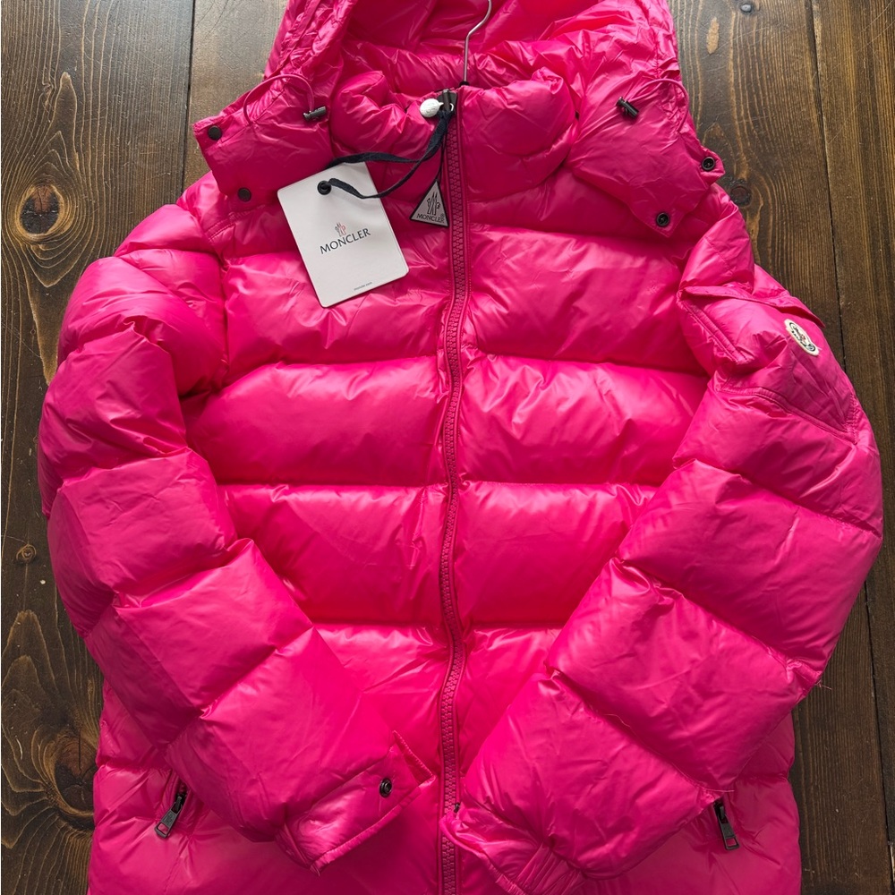 Moncler Fuchsia Puffer Jacket